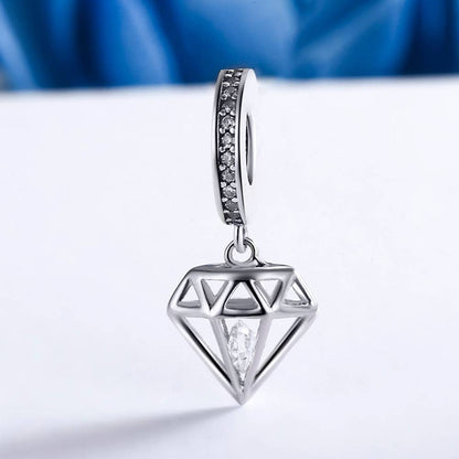 Talisman din Argint Geometric Diamond