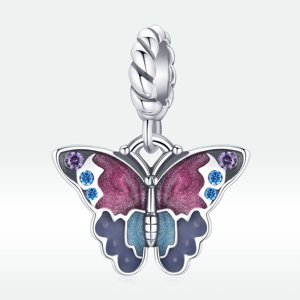 Talisman din Argint Fantasy Butterfly