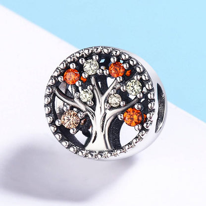 Talisman din Argint Tree of Life Diamonds