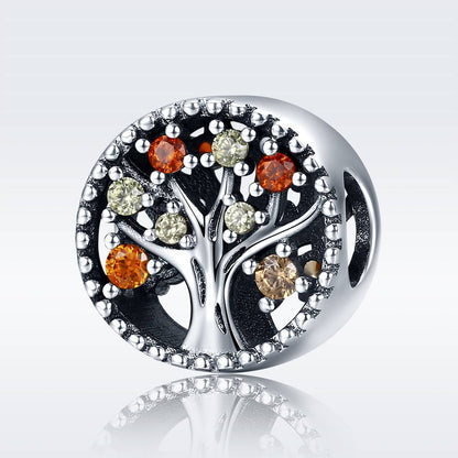 Talisman din Argint Tree of Life Diamonds