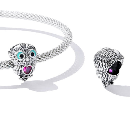 Talisman din Argint Cute Owl