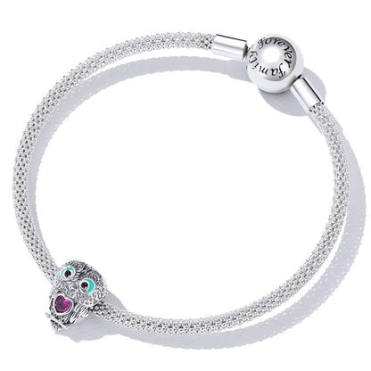 Talisman din Argint Cute Owl