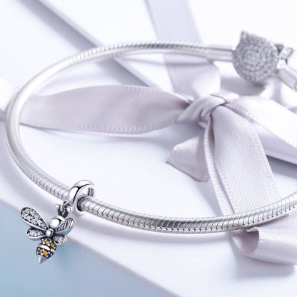 Talisman din Argint Diamond Bee