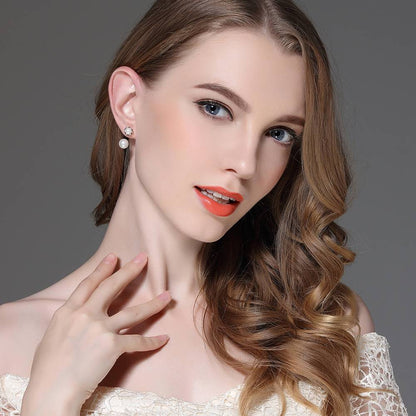 Cercei din Argint Graceful Pearl