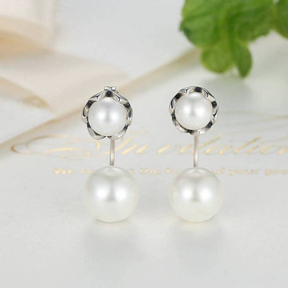 Cercei din Argint Graceful Pearl