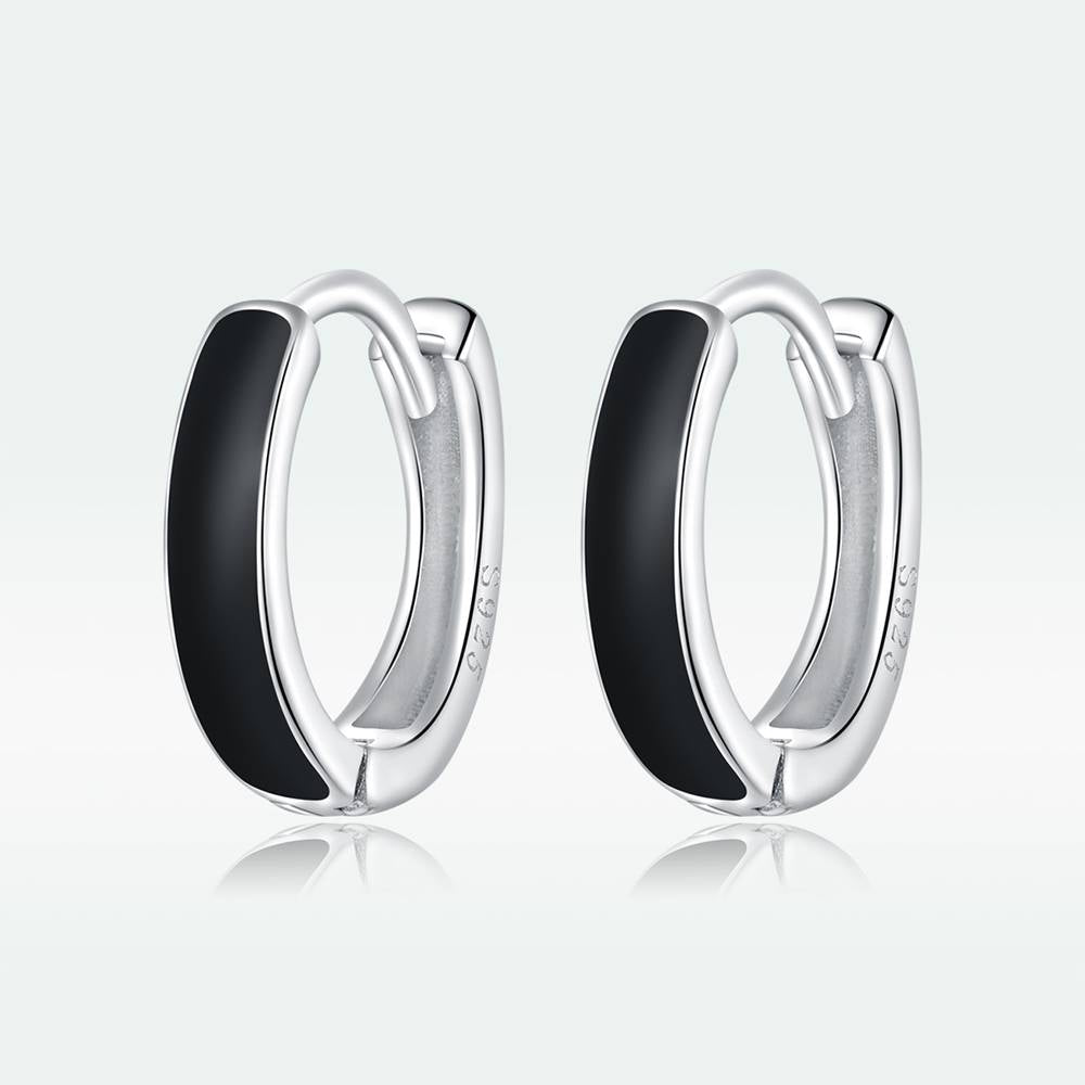 Cercei din Argint Black Ear Clip