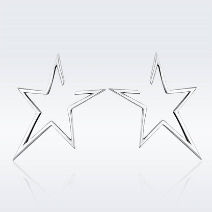 Cercei din Argint Modern Starlight