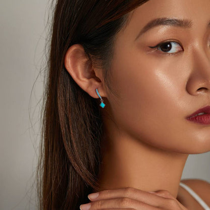 Cercei din Argint Turqoise Ear Buckle