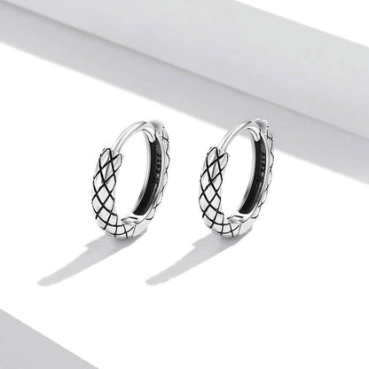Cercei din Argint Snake Ear Buckles