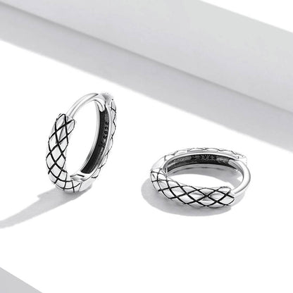 Cercei din Argint Snake Ear Buckles