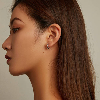 Cercei din Argint Snake Ear Buckles