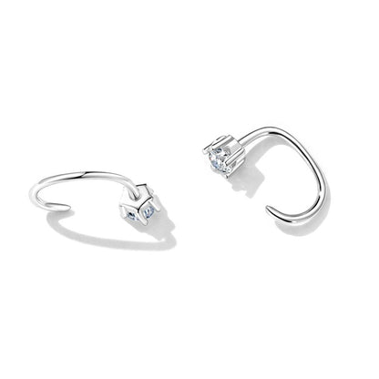 Cercei din Argint Sparkling Diamond