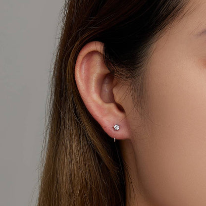 Cercei din Argint Sparkling Diamond