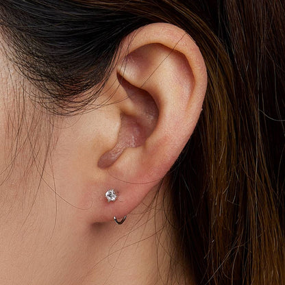 Cercei din Argint Sparkling Diamond