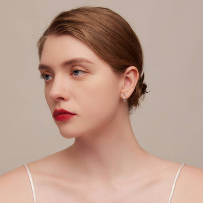 Cercei din Argint Hollow Leaf