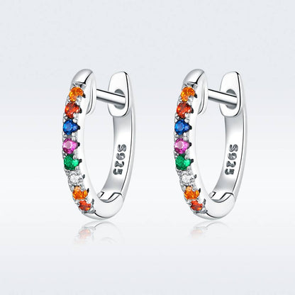 Cercei din Argint Round Zircon