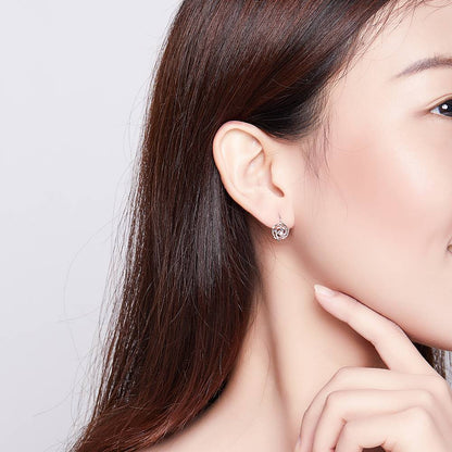 Cercei din Argint The Rose