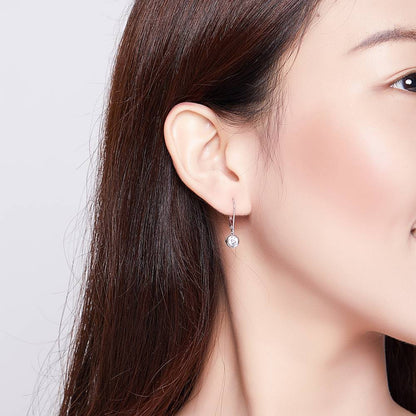 Cercei din Argint Spacer Bead