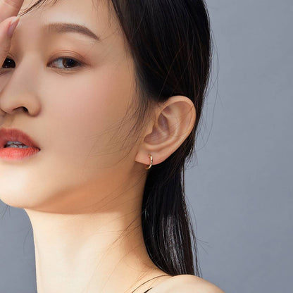 Cercei din Argint Gold Ear Clip