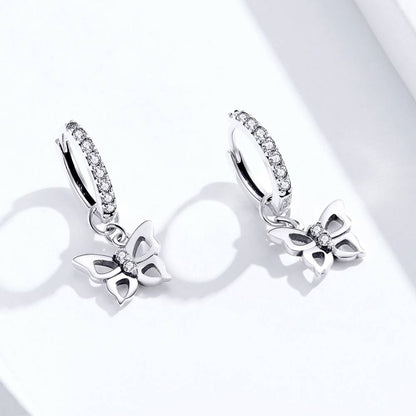 Cercei din Argint Butterfly Ear Buckle