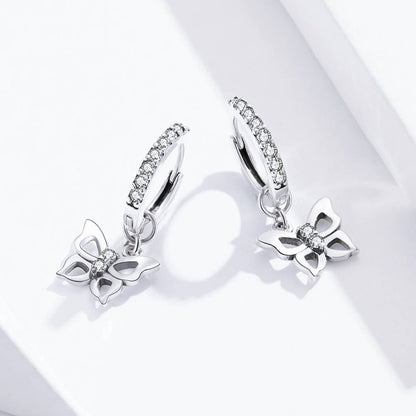 Cercei din Argint Butterfly Ear Buckle