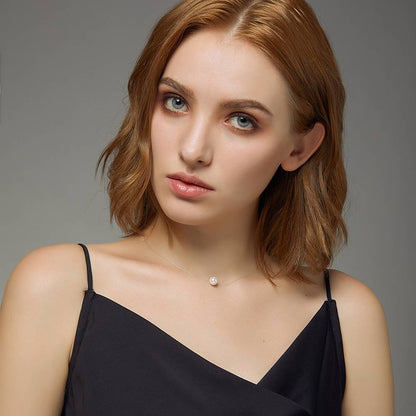 Colier cu fir transparent Pearl Invisible Line