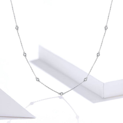 Colier din Argint Tiny Crystals