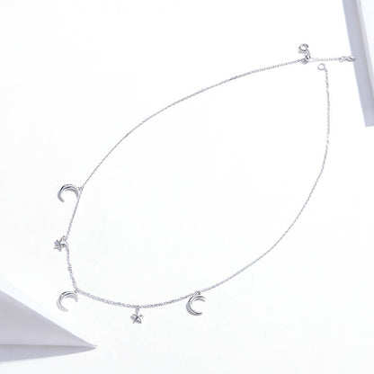 Colier din Argint Starry Moon