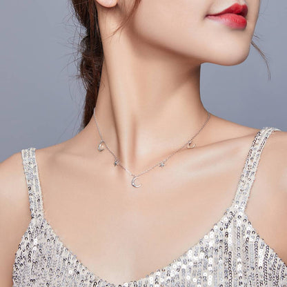 Colier din Argint Starry Moon