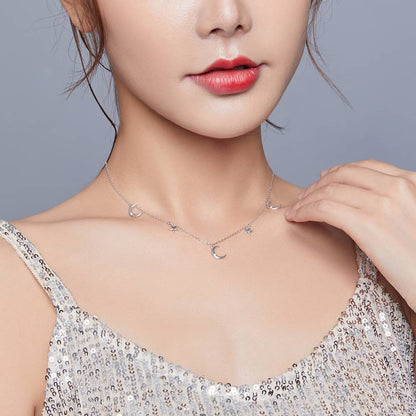 Colier din Argint Starry Moon