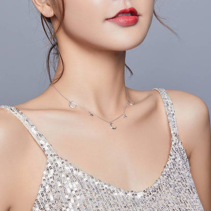 Colier din Argint Starry Moon