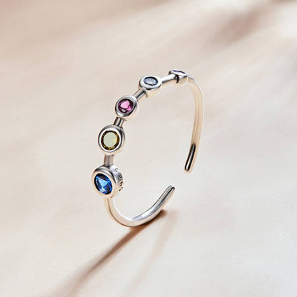 Inel reglabil din Argint Colours All Over