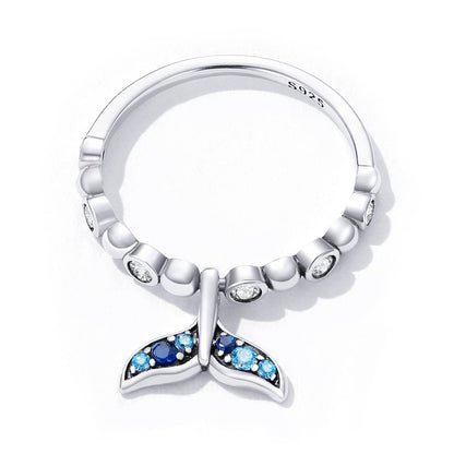 Inel din Argint Fishtail Bubbles