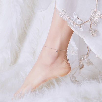 Bratara de picior din Argint Pentagram