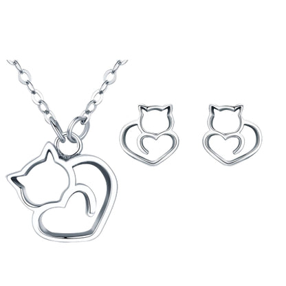 Set din Argint Catty