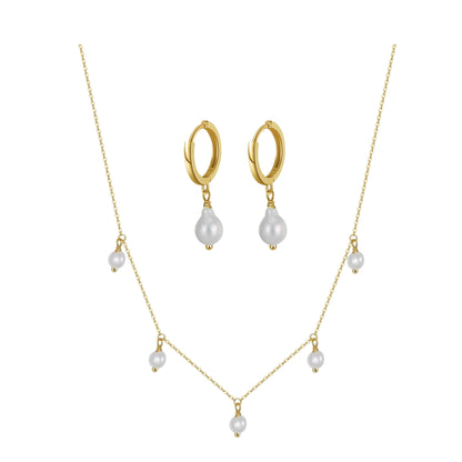 Set din Argint Baroque Pearl