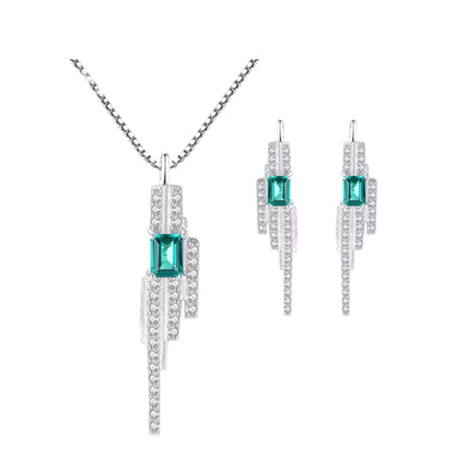 Set din Argint Emerald Insignia