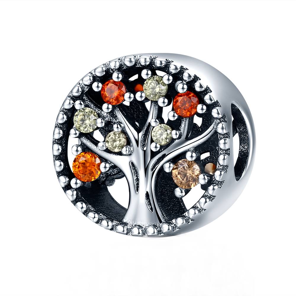 Talisman din Argint Tree of Life Diamonds