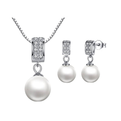 Set din Argint Stunning Pearl